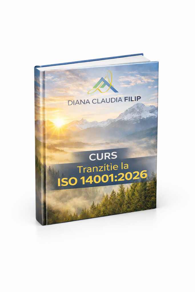 CURS DE TRANZIȚIE la ISO 14001:2026 (2 zile online pe ZOOM)